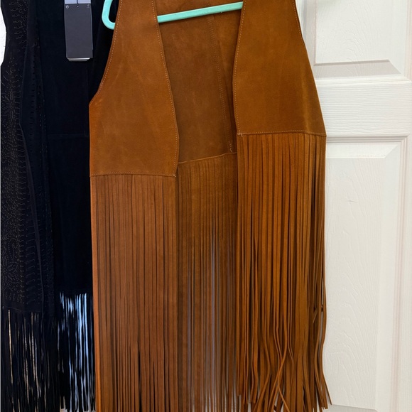 Leather Fringe Vest Bundle – Boho Western Festival Style Spell & The Gypsy - Picture 6 of 10